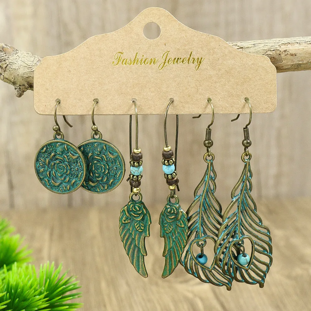 Irregular geometric earrings