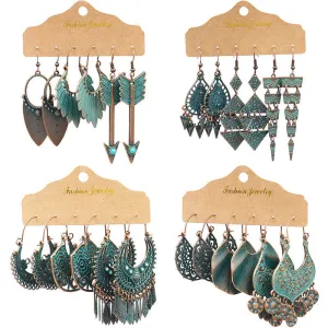 Irregular geometric earrings