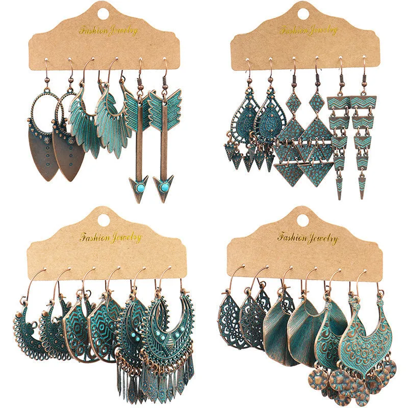 Irregular geometric earrings
