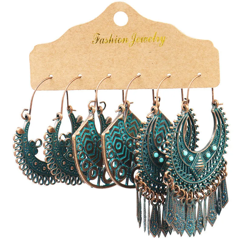 Irregular geometric earrings