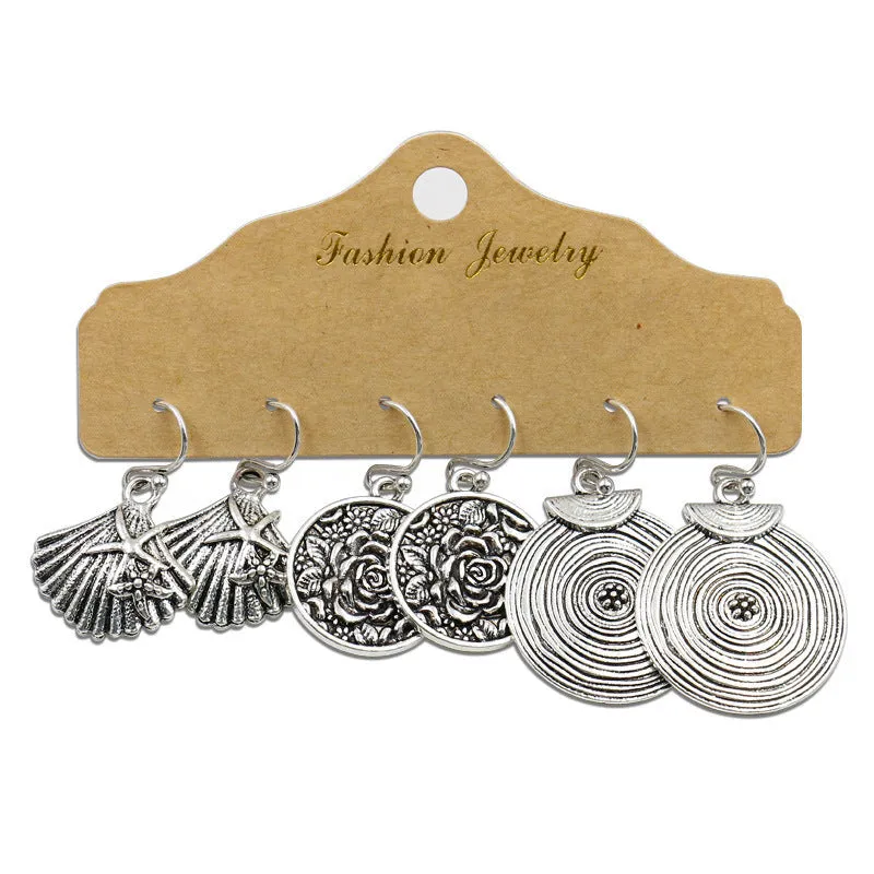 Irregular geometric earrings