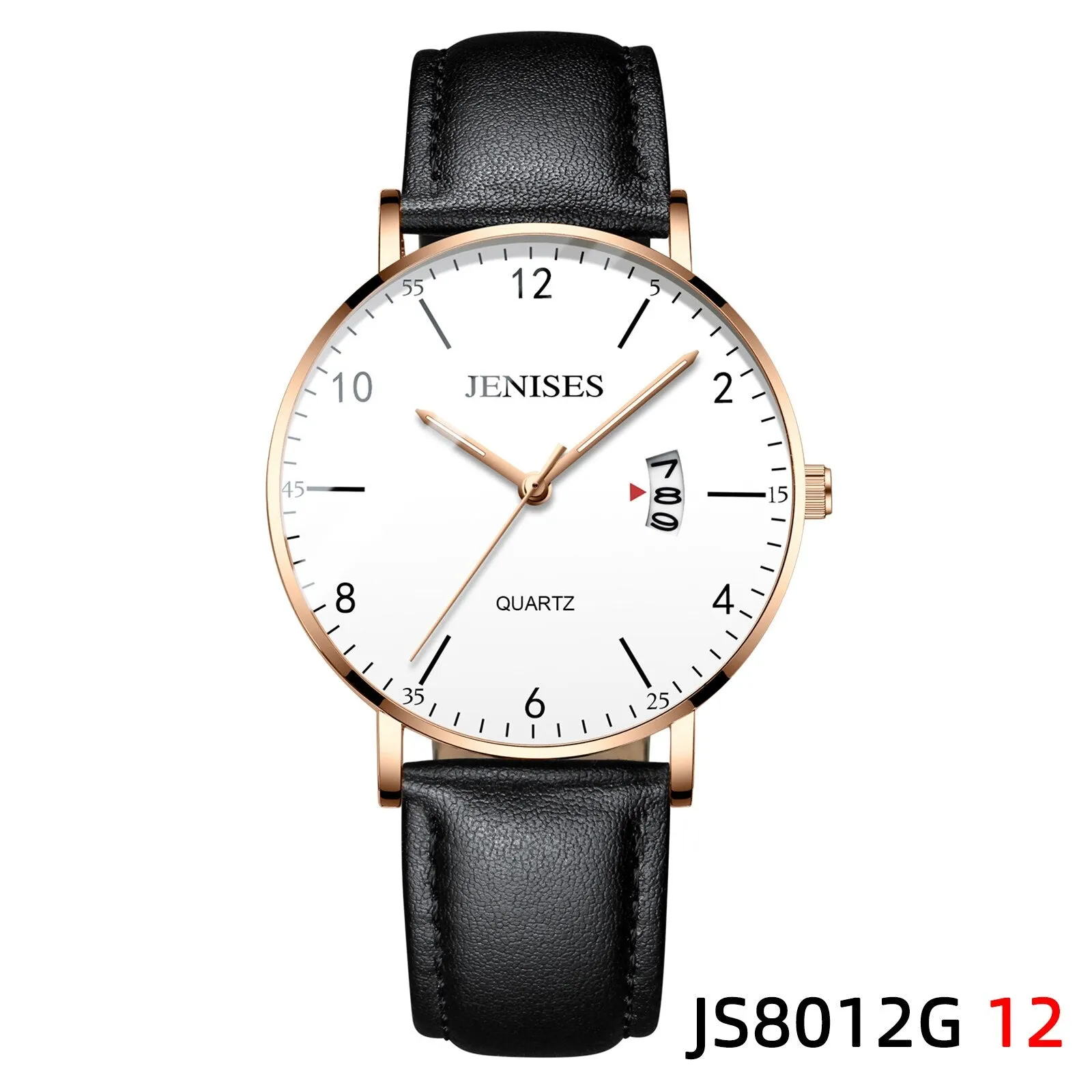JENISES Fashion Ultra-thin Mens Watches Simple Wristwatch Clock Stainless Ssteel Mesh Belt Quartz Men Watch Calendar Wristwatch