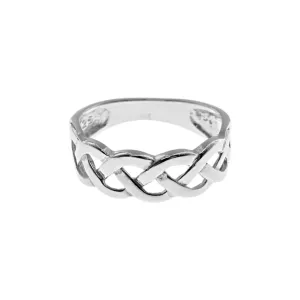Joanna open plait ring