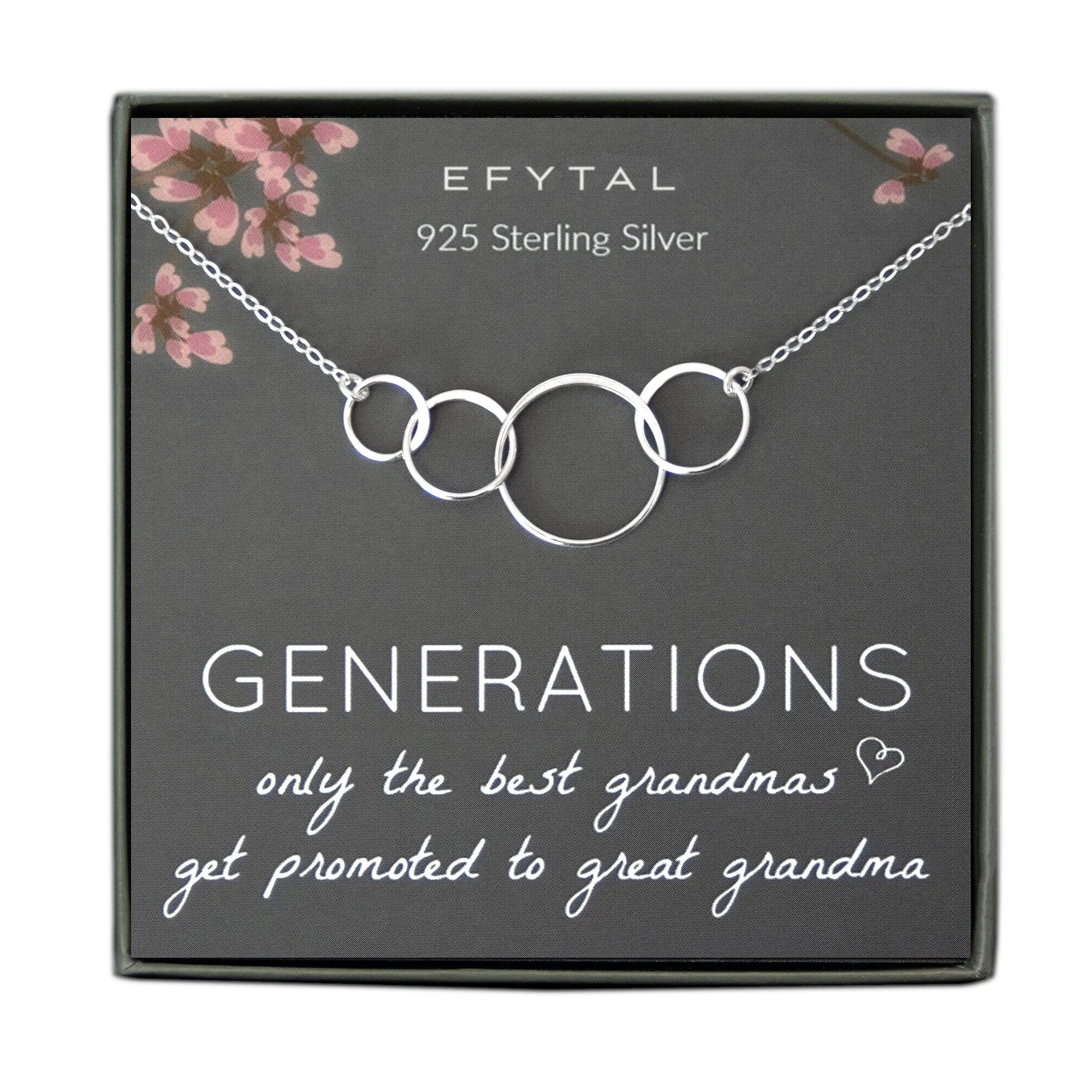 josie four ring necklace • generations, great grandma