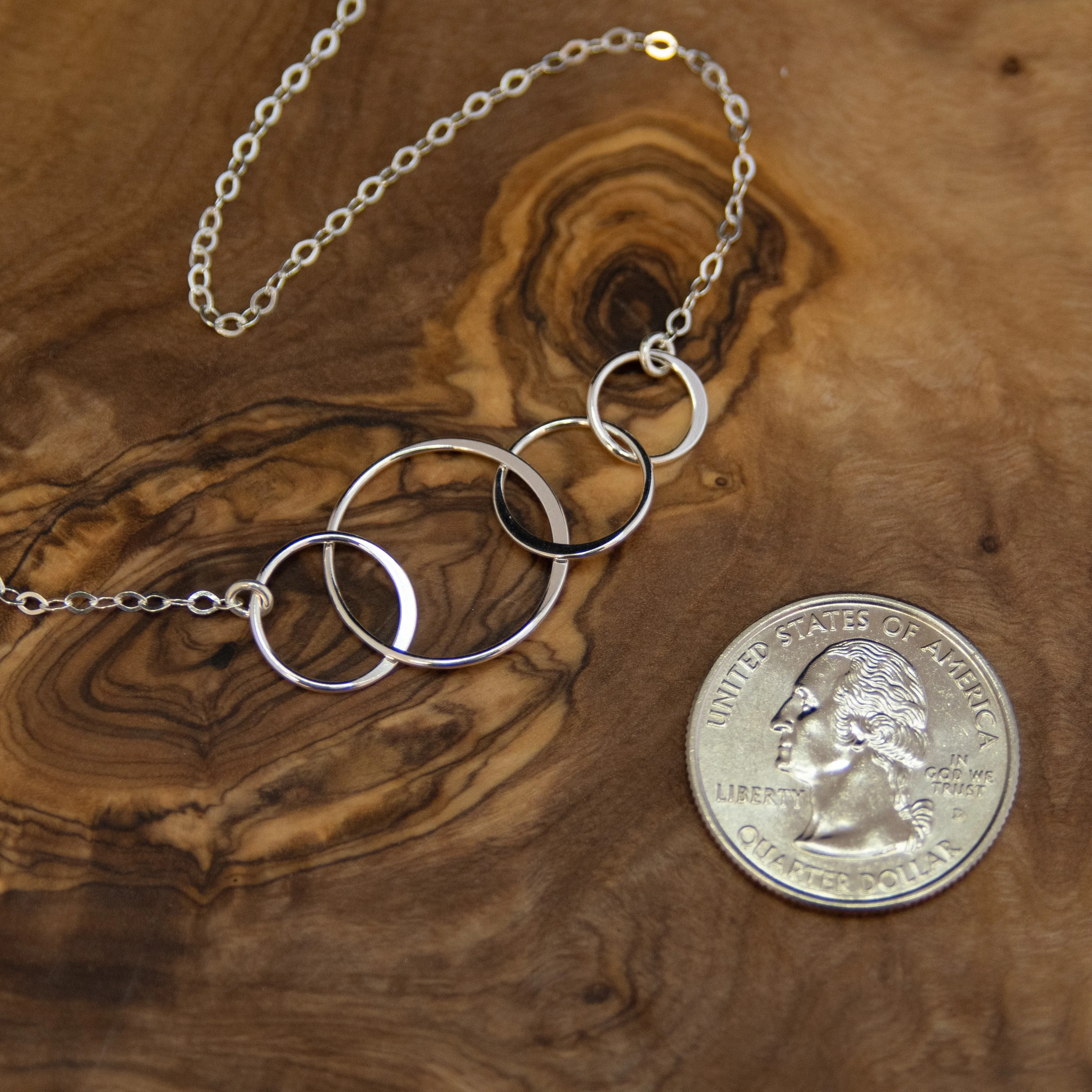 josie four ring necklace • generations, great grandma
