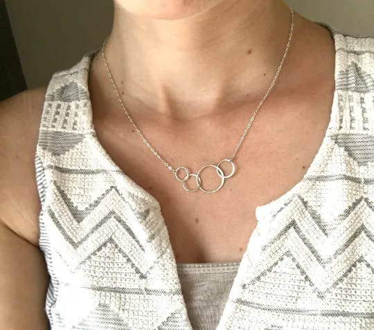 josie four ring necklace • generations, great grandma