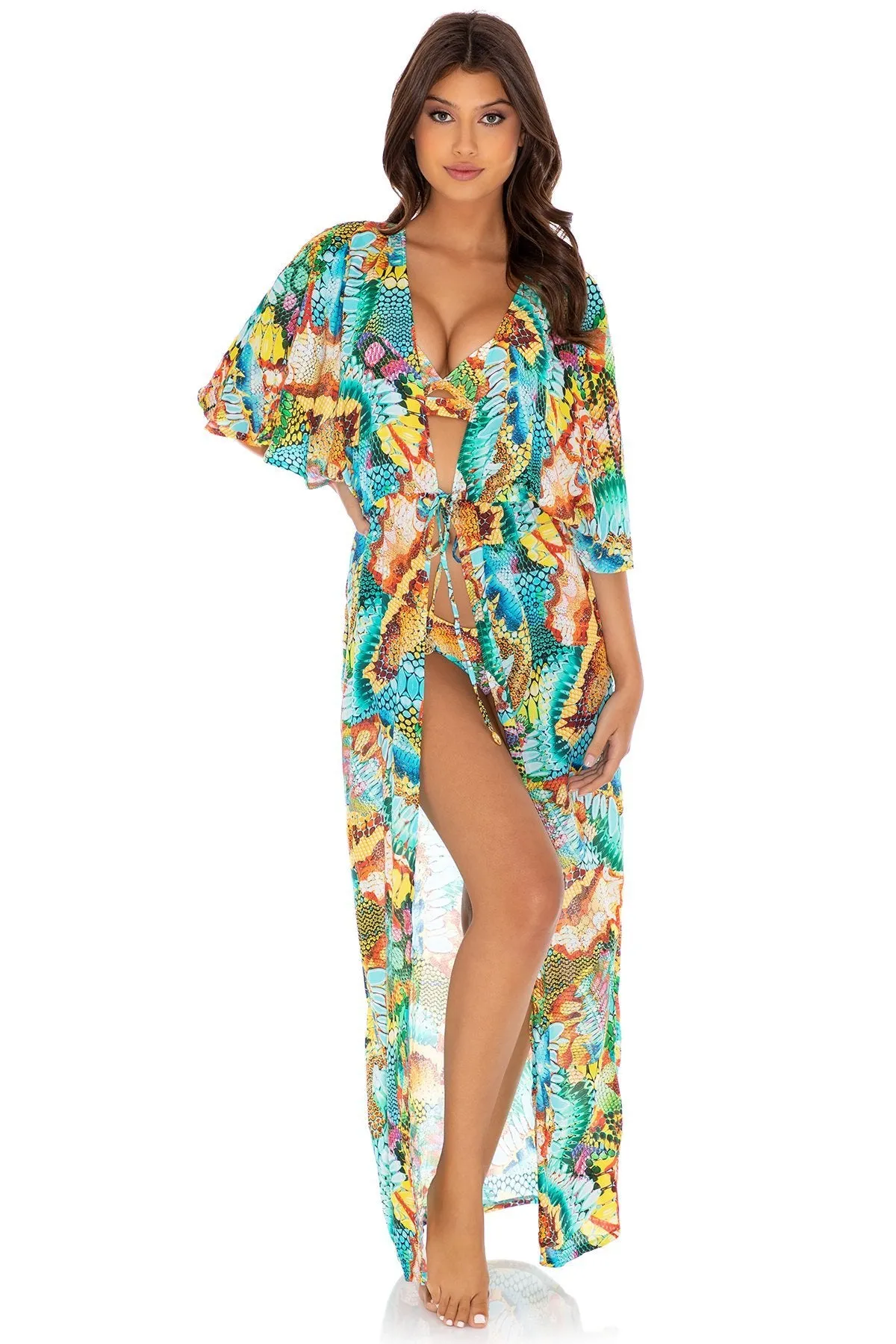 JUST WING IT - Long Open Tunic