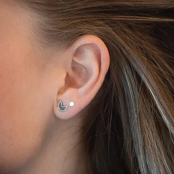 JUULRY Mini Circle Stud Silver