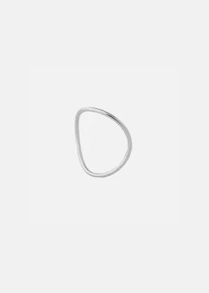 Kara Yoo: Wave Stacking Ring - Sterling Silver