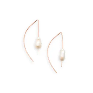 Keshi Pearl Arch Earring