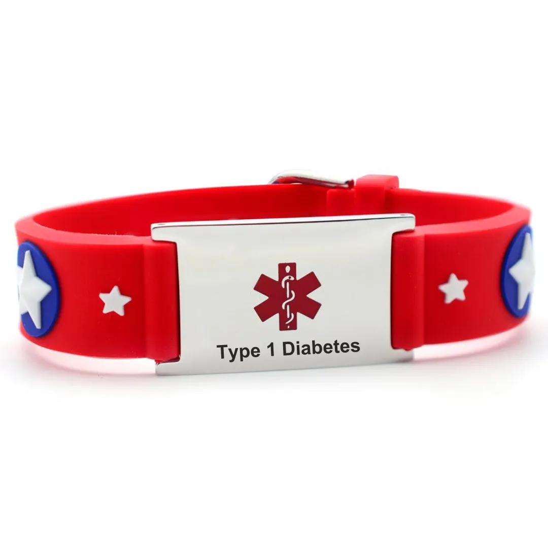 Kids Type 1 Adjustable Medical Alert