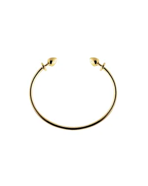 KISKA LAB MINI PLUG GOLD BRACELET