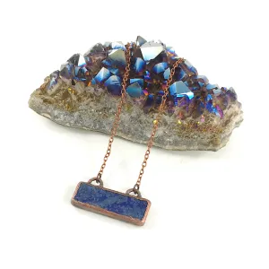 Lapis Lazuli Bar Necklace