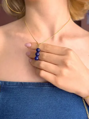 Lapis Lazuli Dangling Necklace