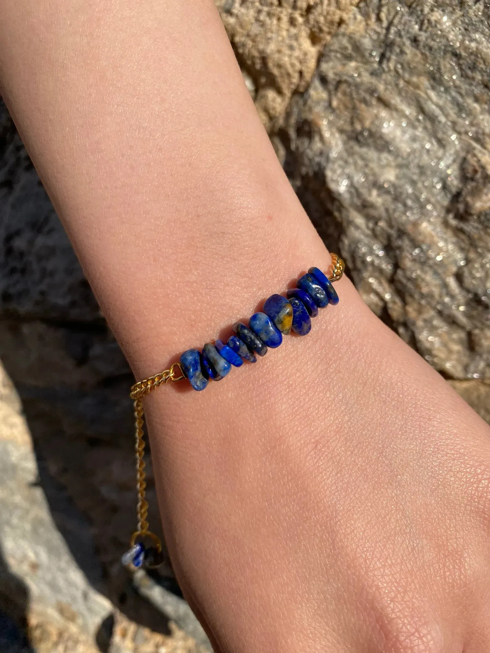 Lapis Lazuli Dangling Necklace