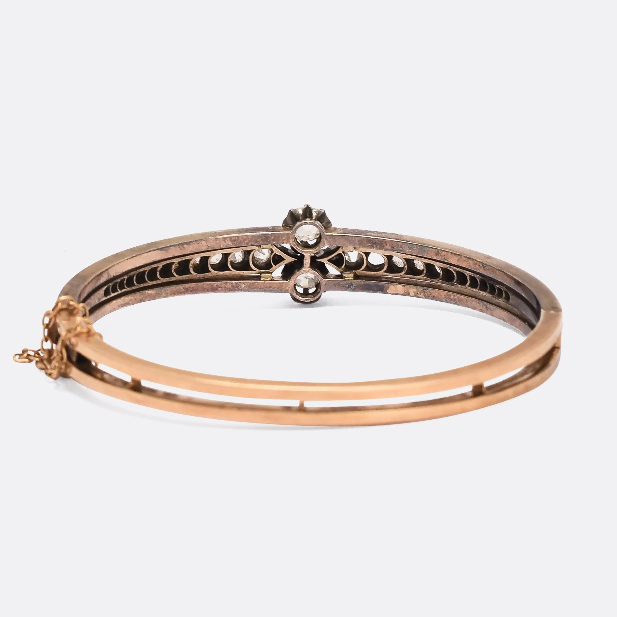 Late Victorian 1.32ct Diamond "Toi et Moi" Bangle