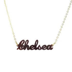 Lauren Nameplate Necklace