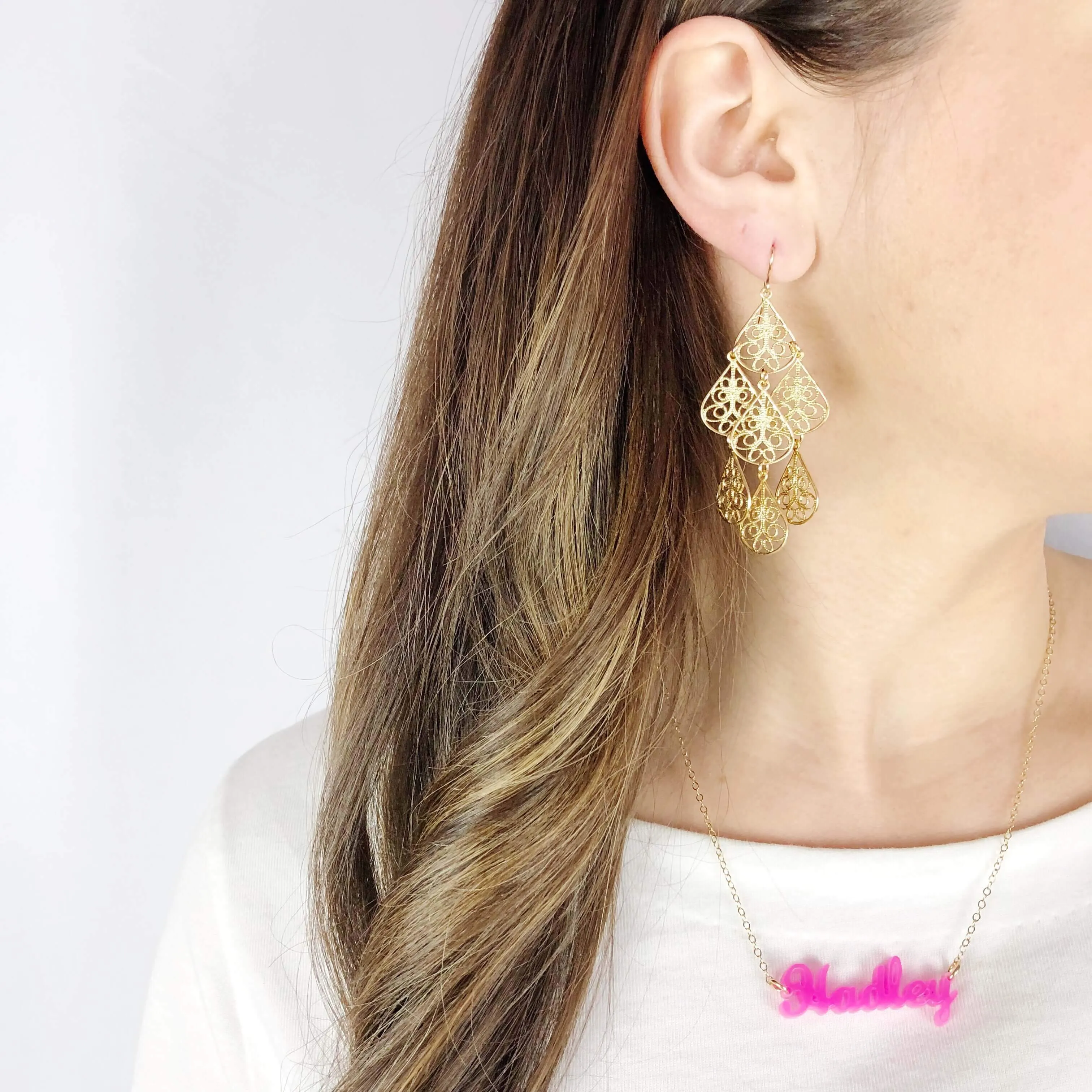 Lauren Nameplate Necklace