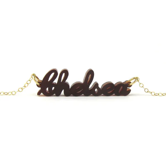 Lauren Nameplate Necklace