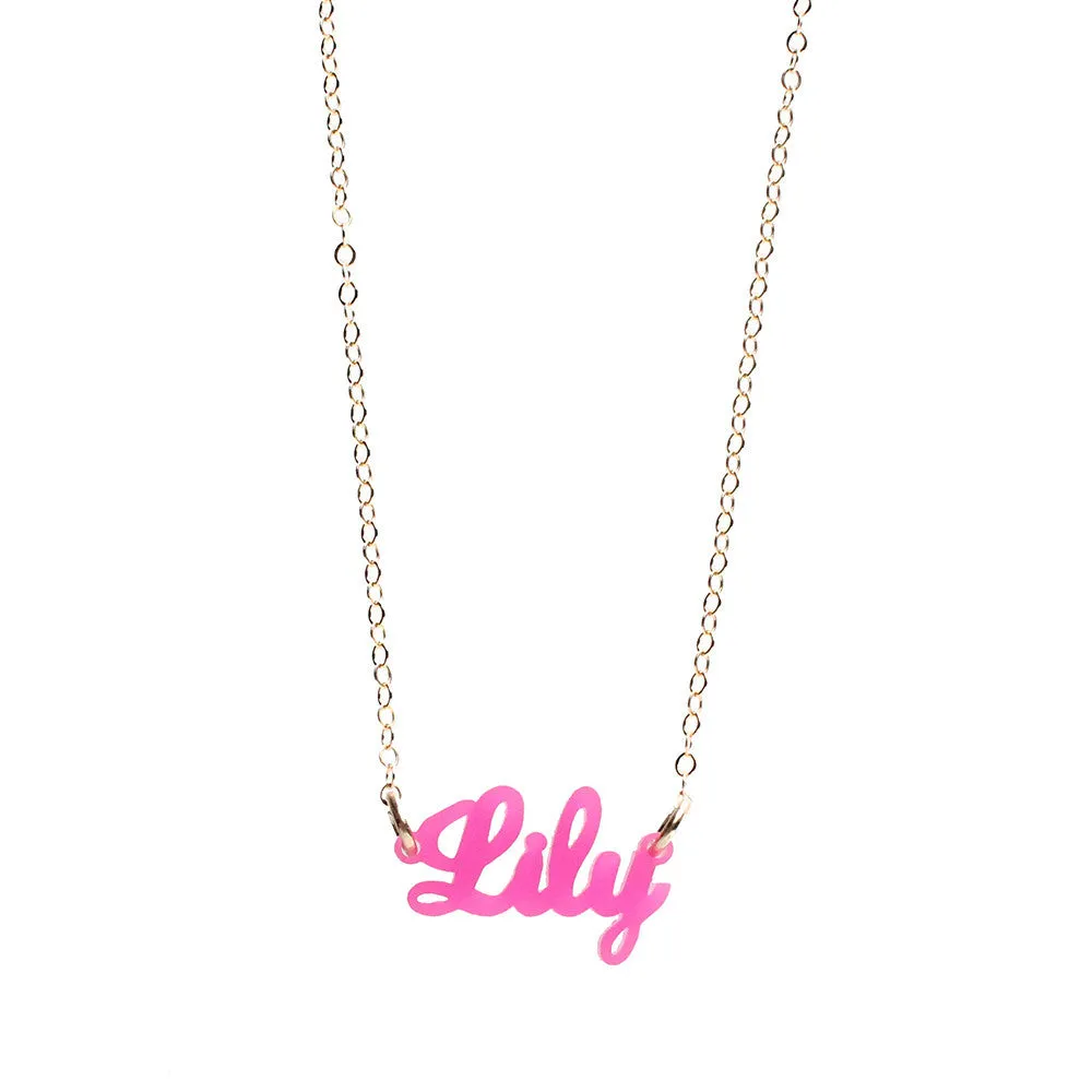 Lauren Nameplate Necklace