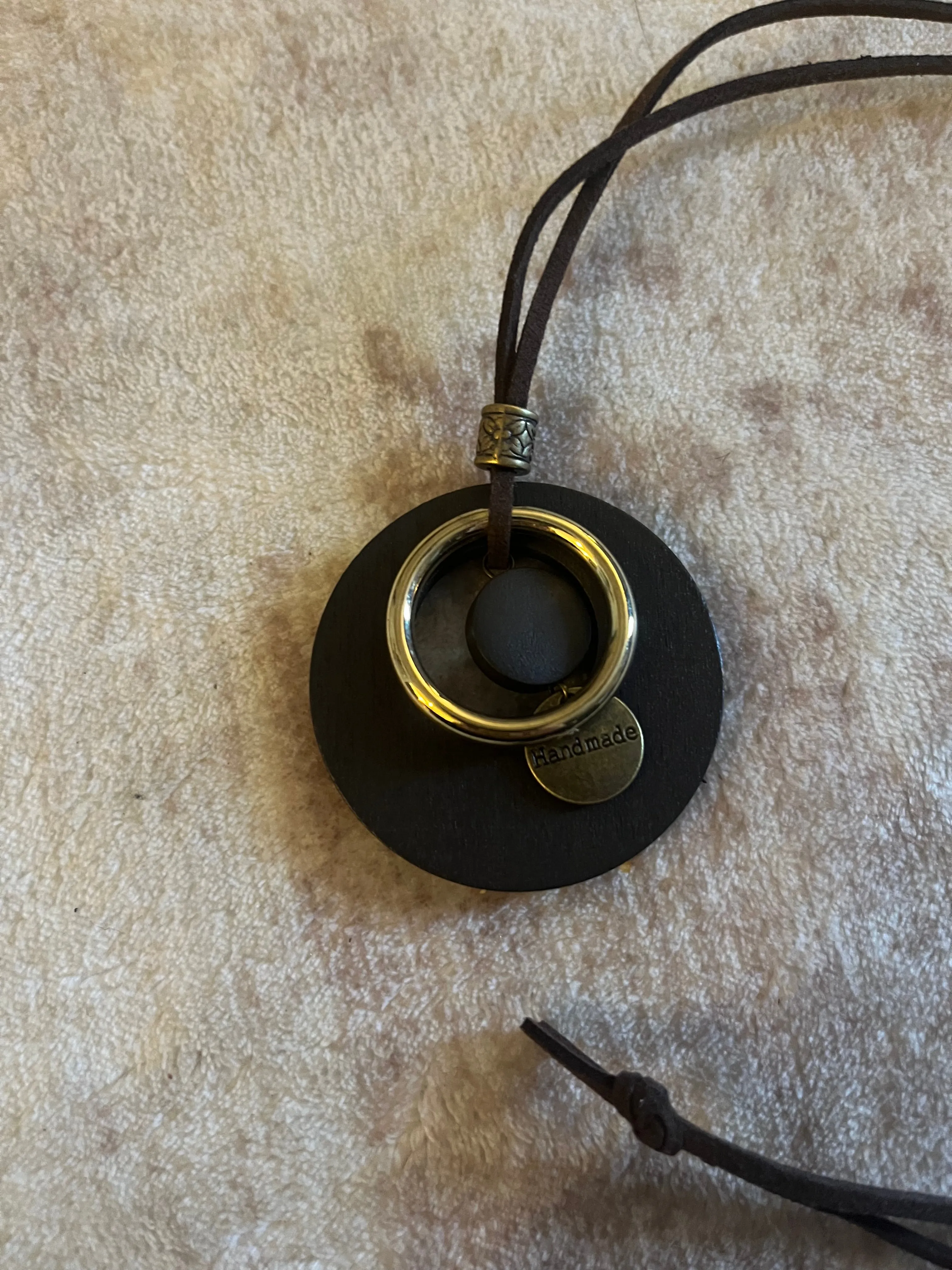Layered Circle Pendant Necklace