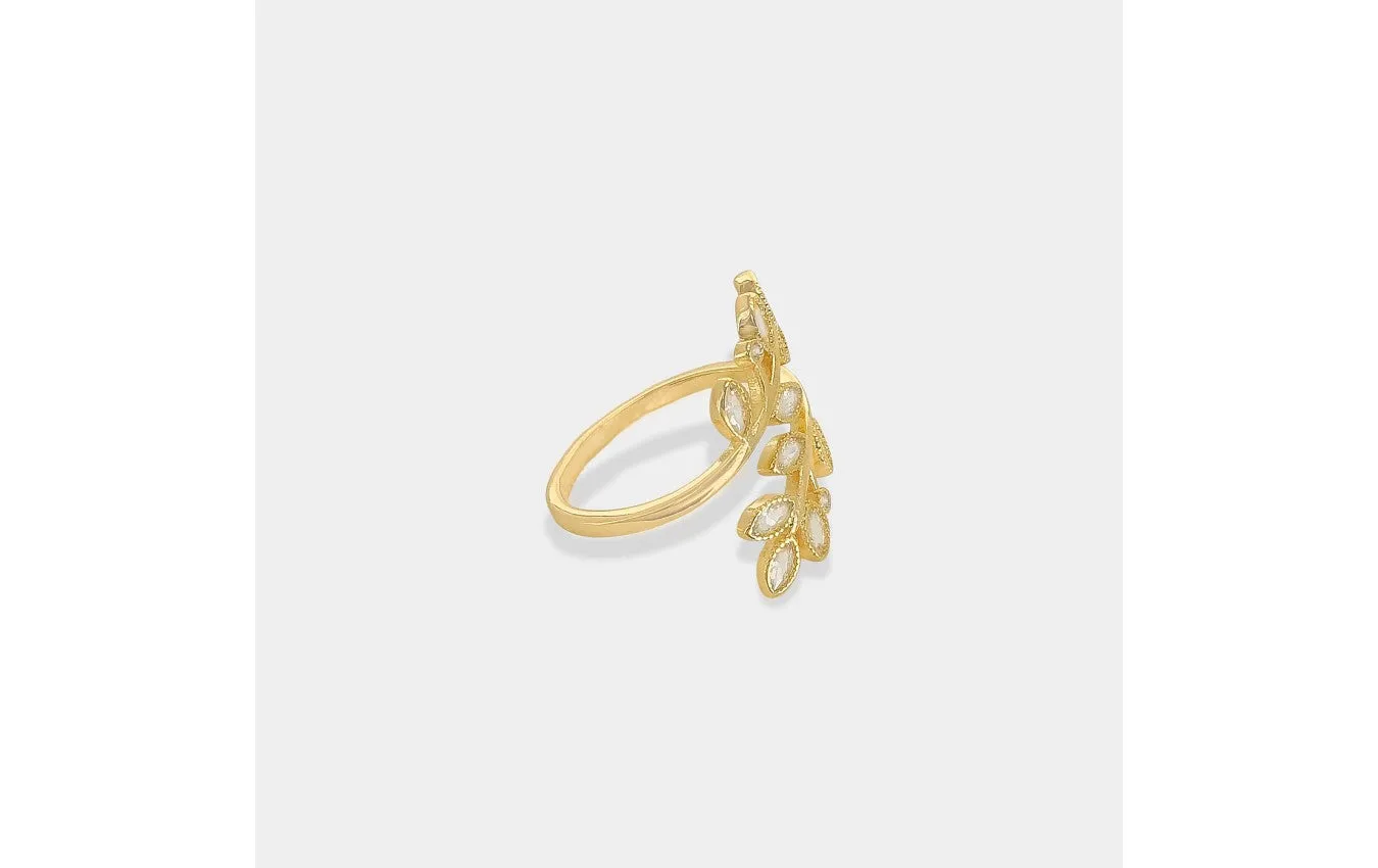 Leaf Collage Ring