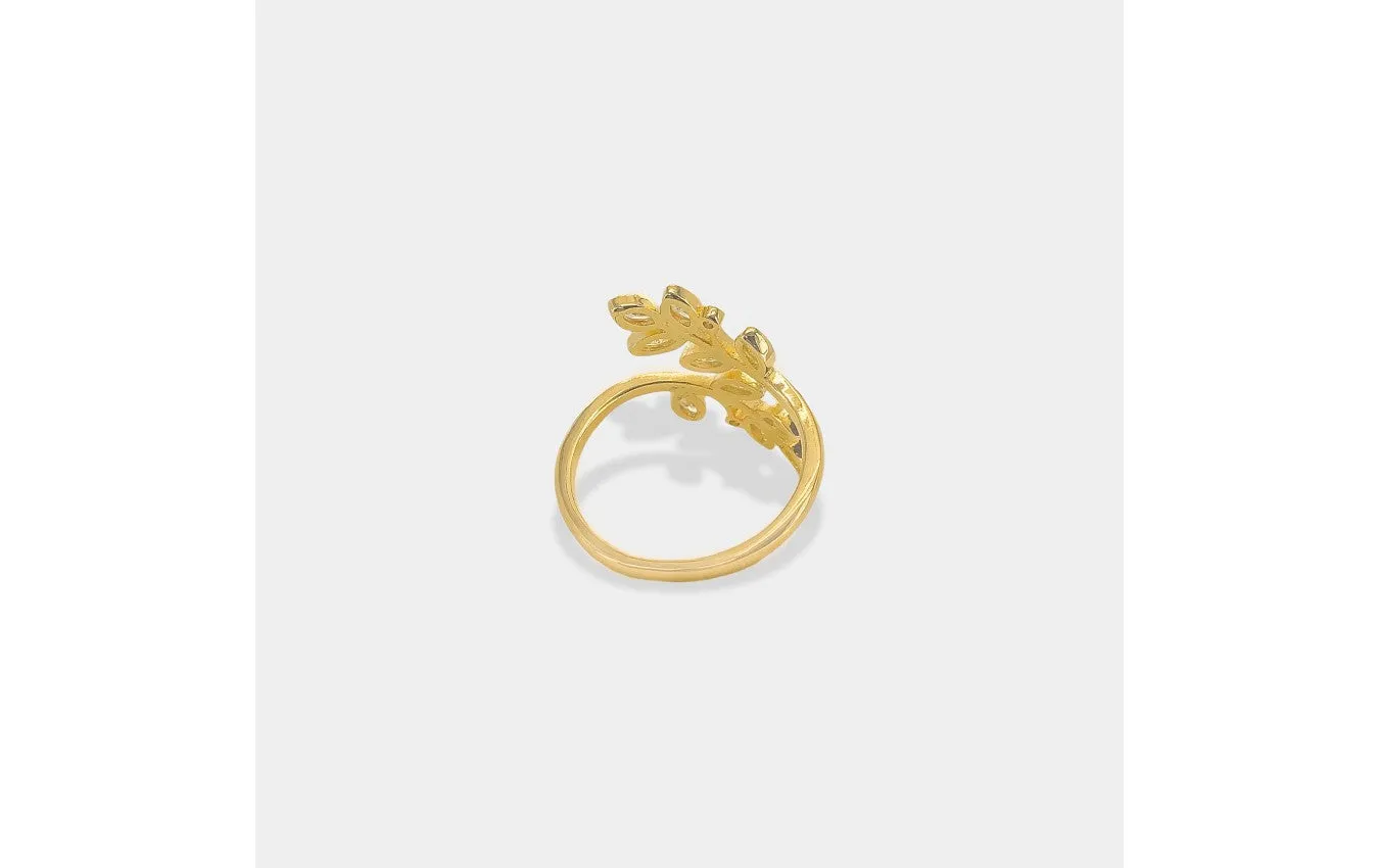 Leaf Collage Ring