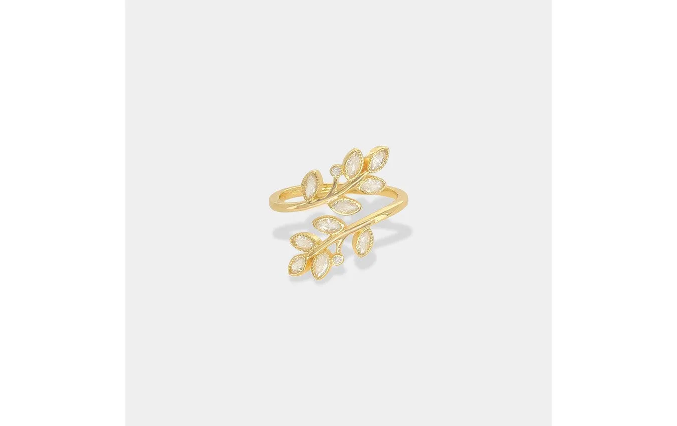 Leaf Collage Ring