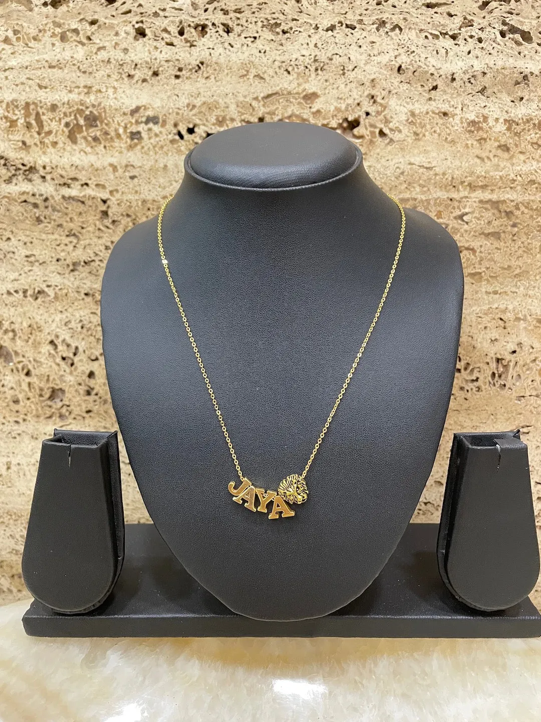 Lion/Panther Name Necklace