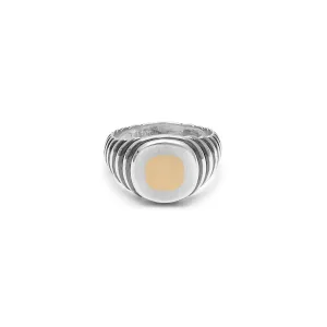 Lira Ring | Square | Mixed Metal