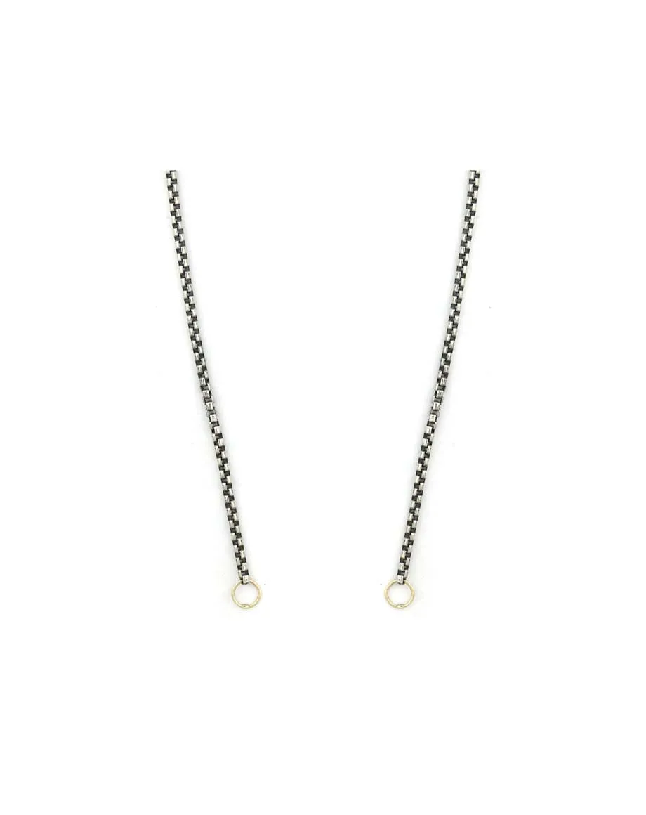 Lock Ready: Open Silver Round Box Chain