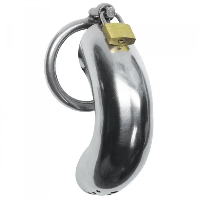 Locking Stainless Chastity Cage 3 rings*