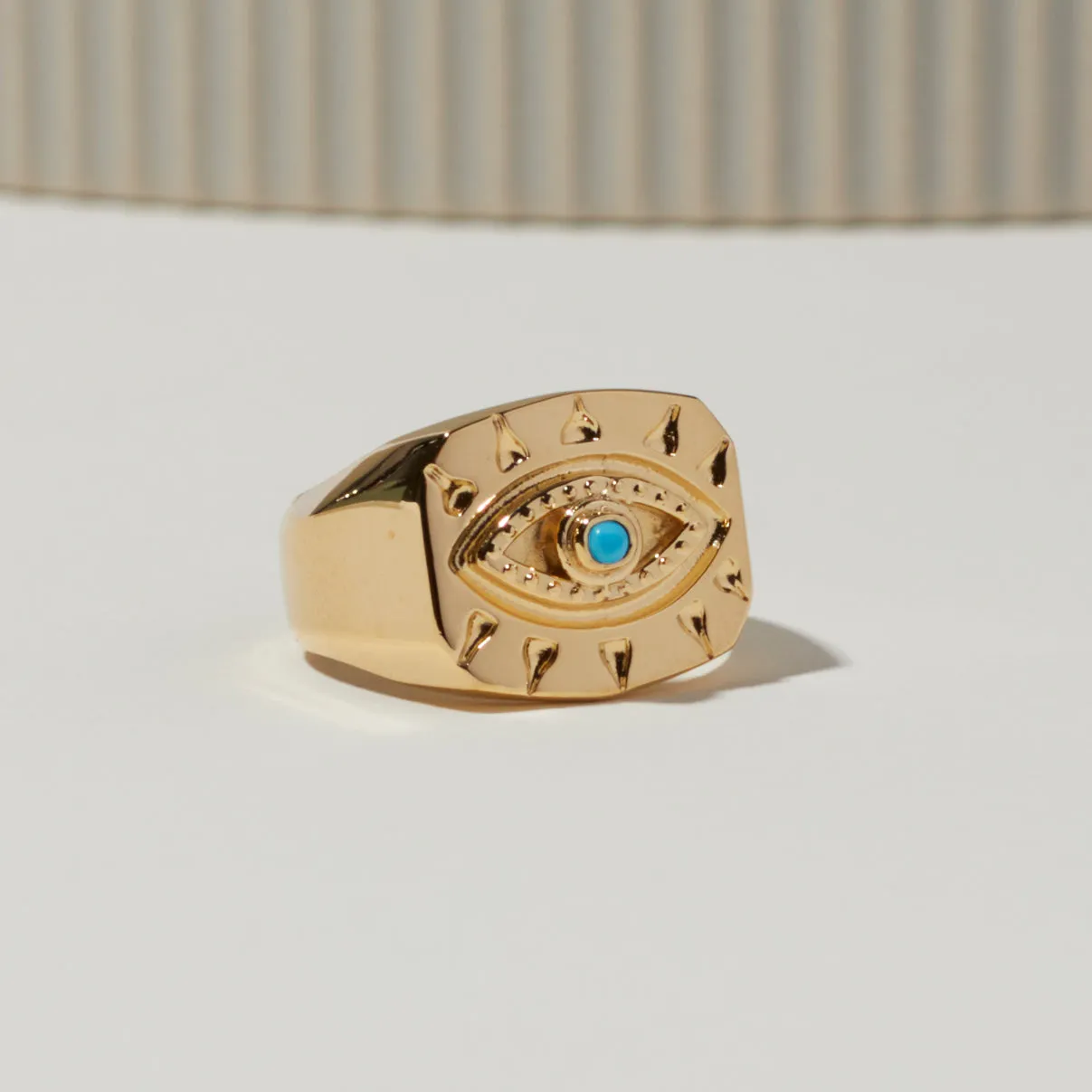 Lone Eye Signet in Turquoise