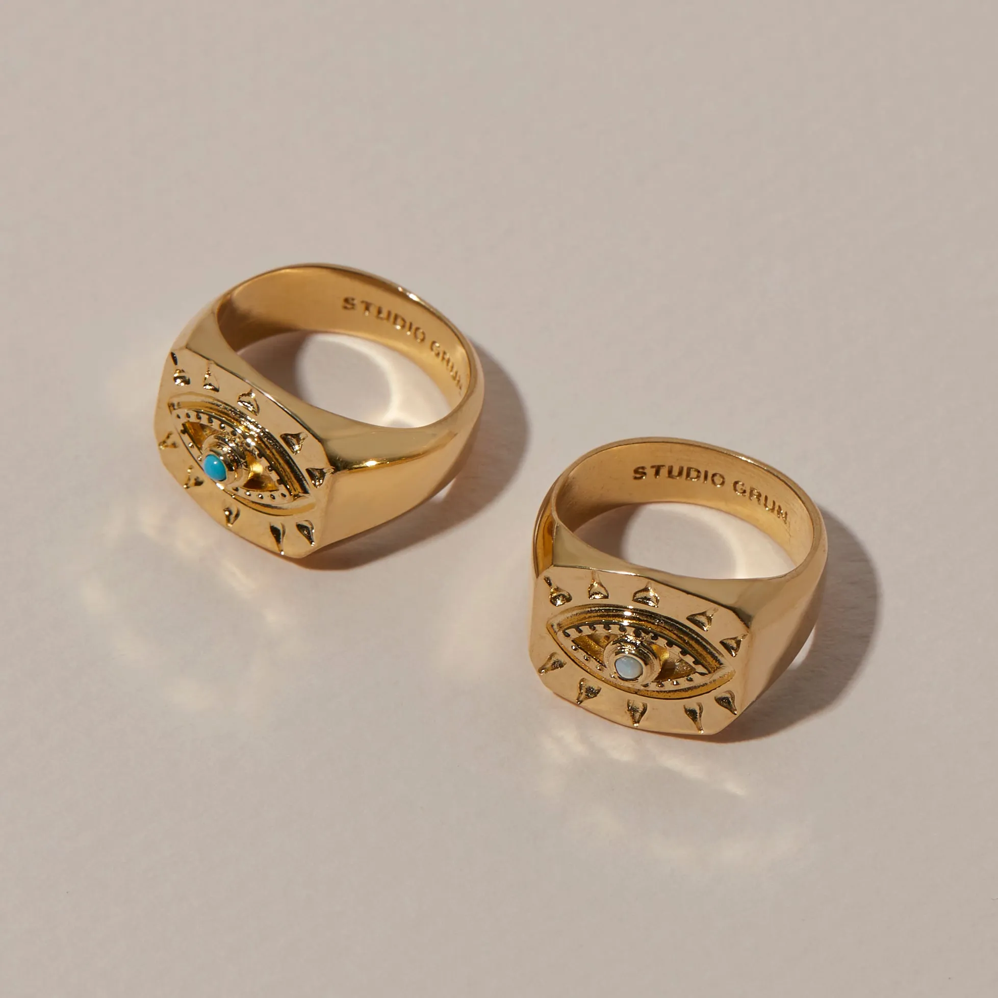 Lone Eye Signet in Turquoise