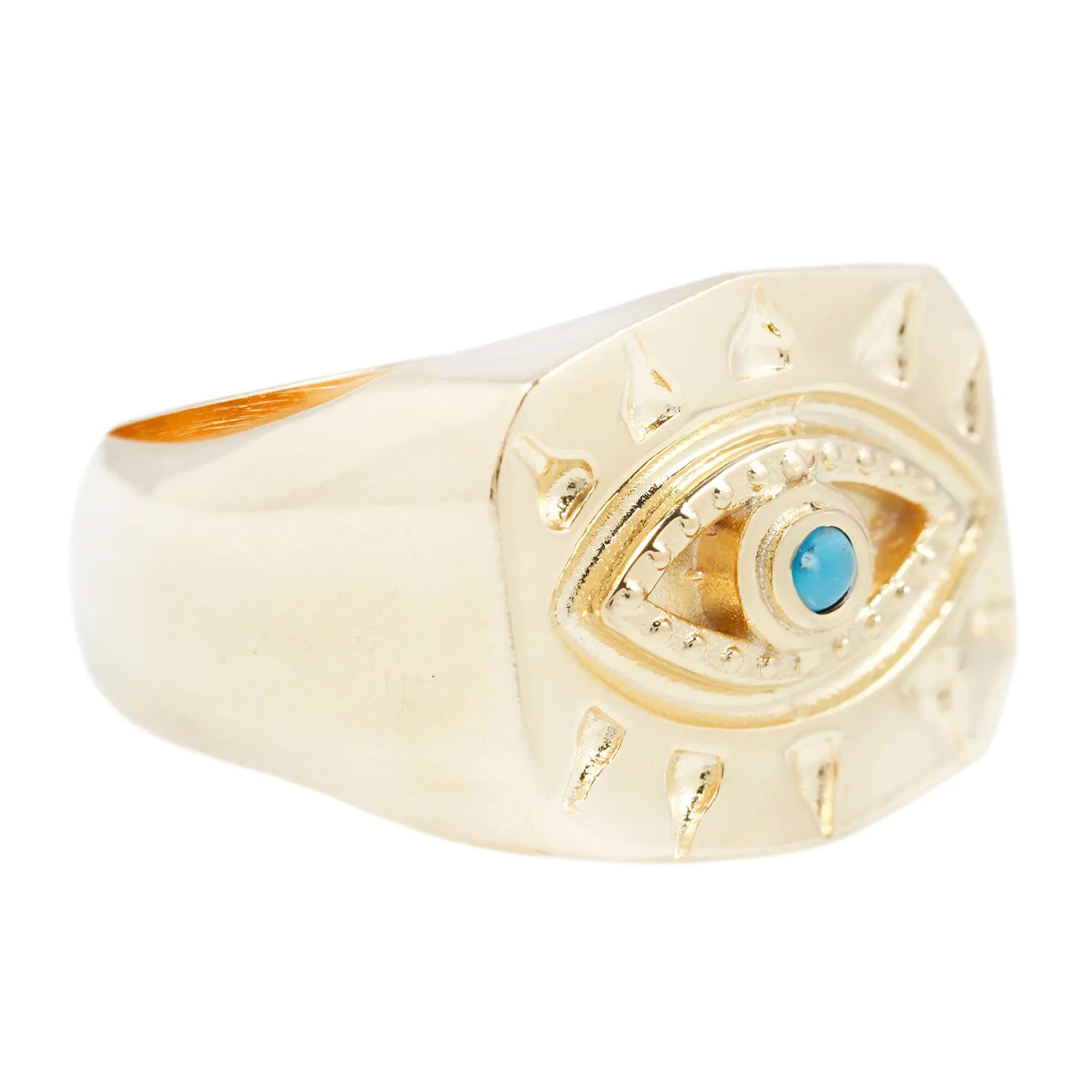 Lone Eye Signet in Turquoise
