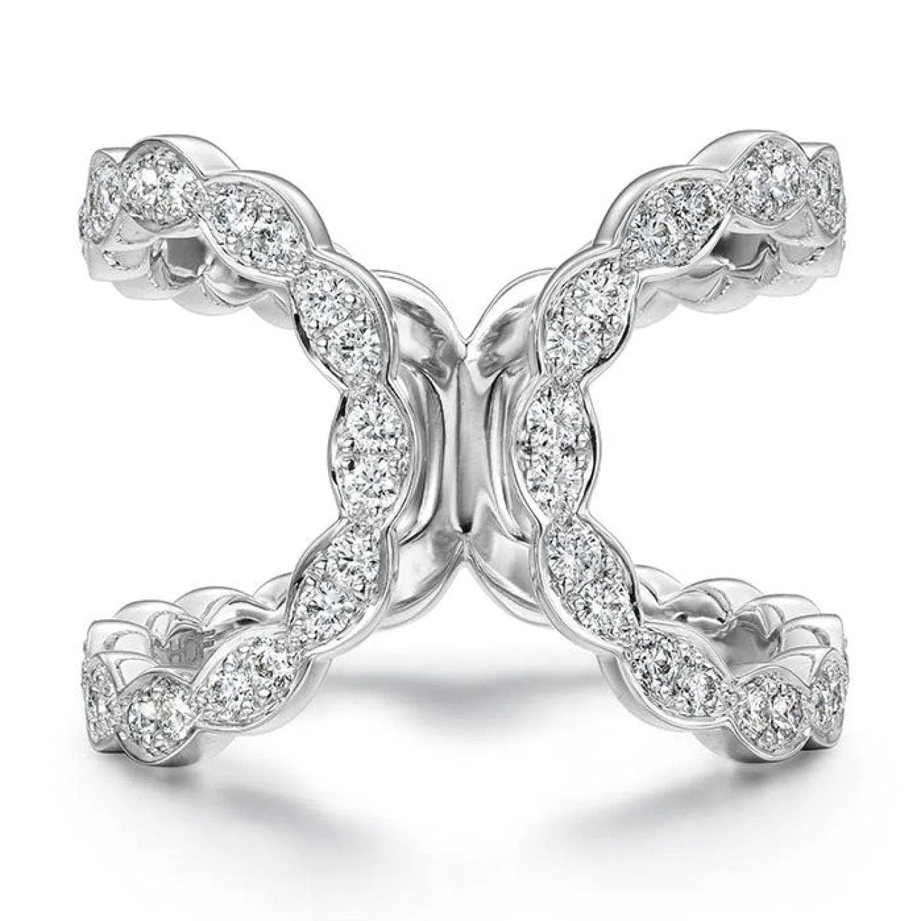 LORELI FLORAL OPEN RING