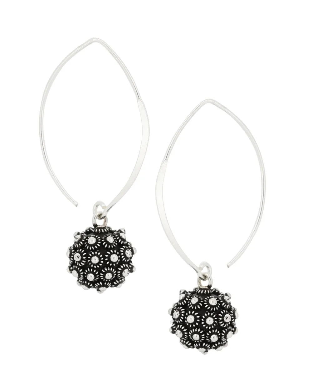 Lotus Threader Dangle Earrings