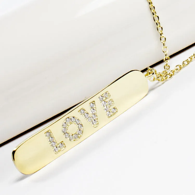 Love Bar Necklace