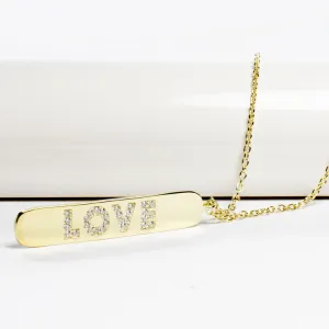 Love Bar Necklace