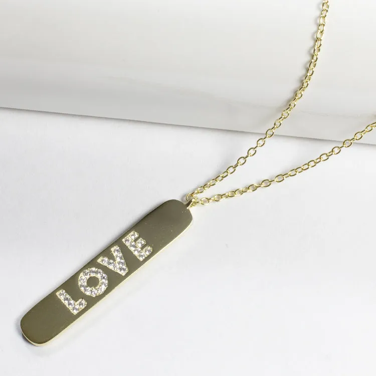 Love Bar Necklace