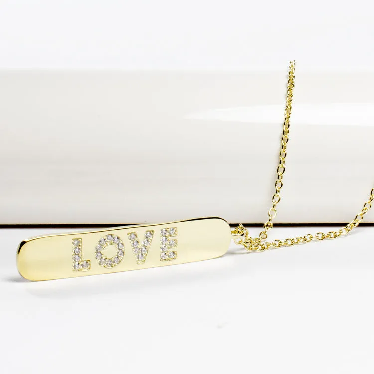 Love Bar Necklace