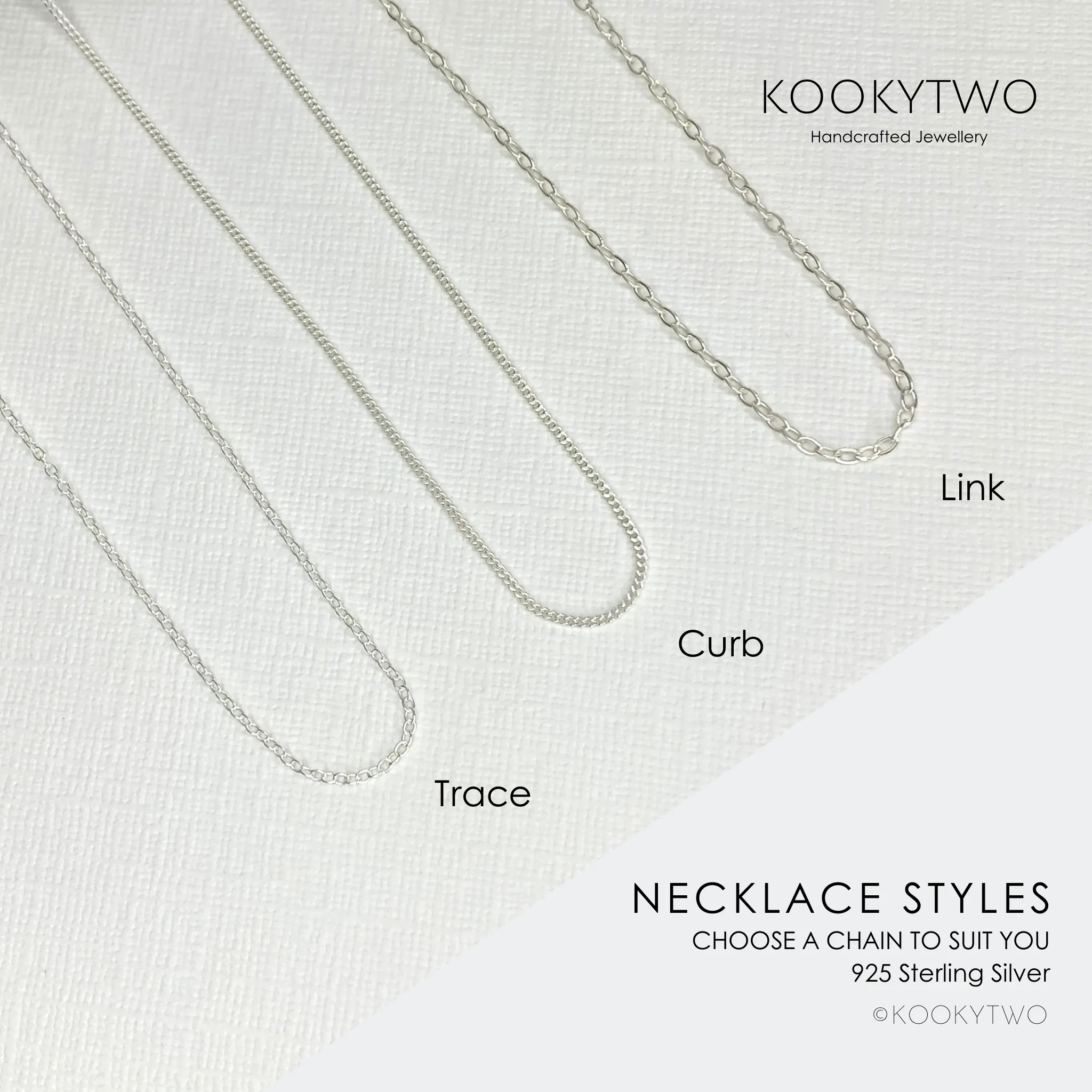 LUCKY | Silver Clover Leaf Necklace