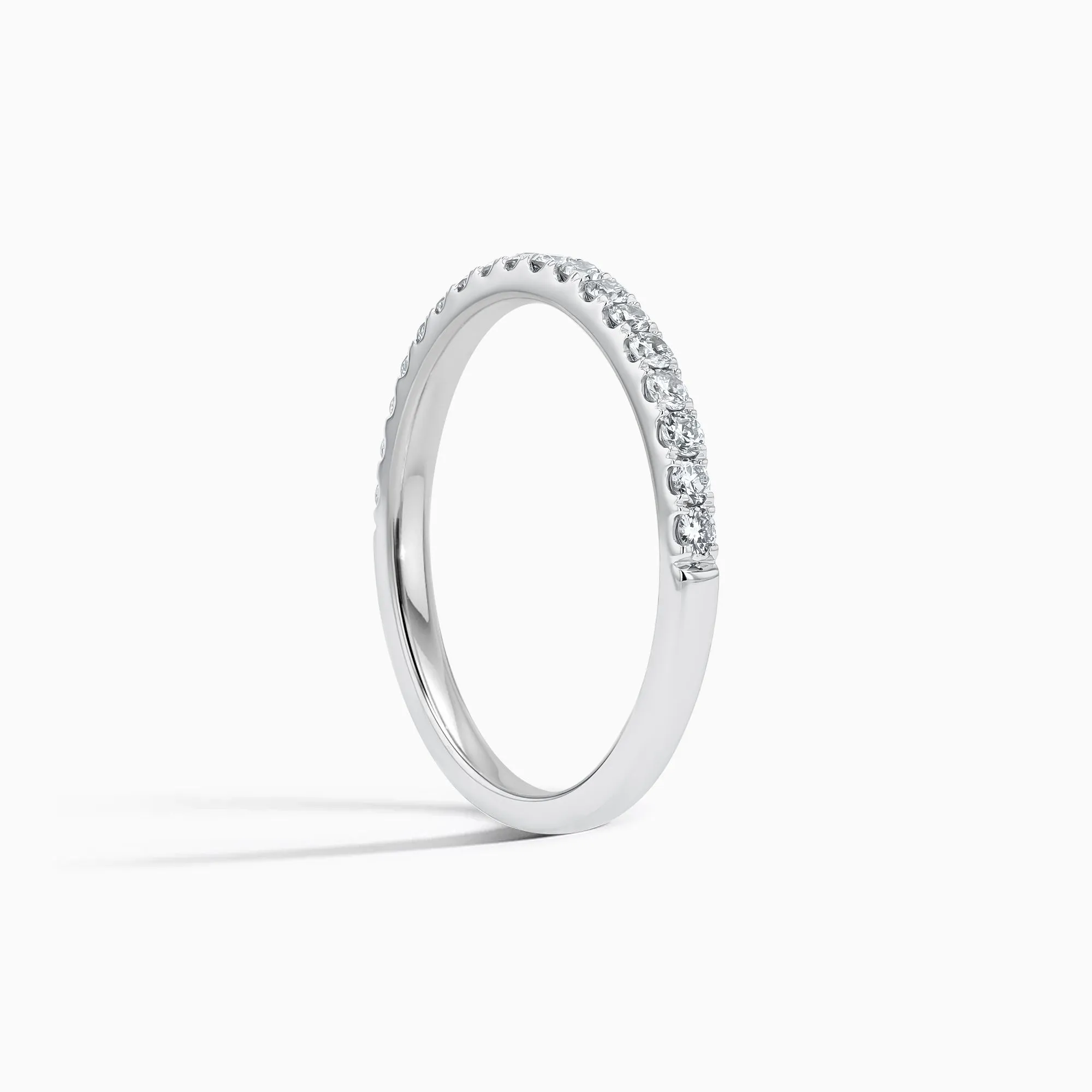 Lumière Micro-prong Diamond Wedding Band in 18K White Gold (0.33 ct. tw)