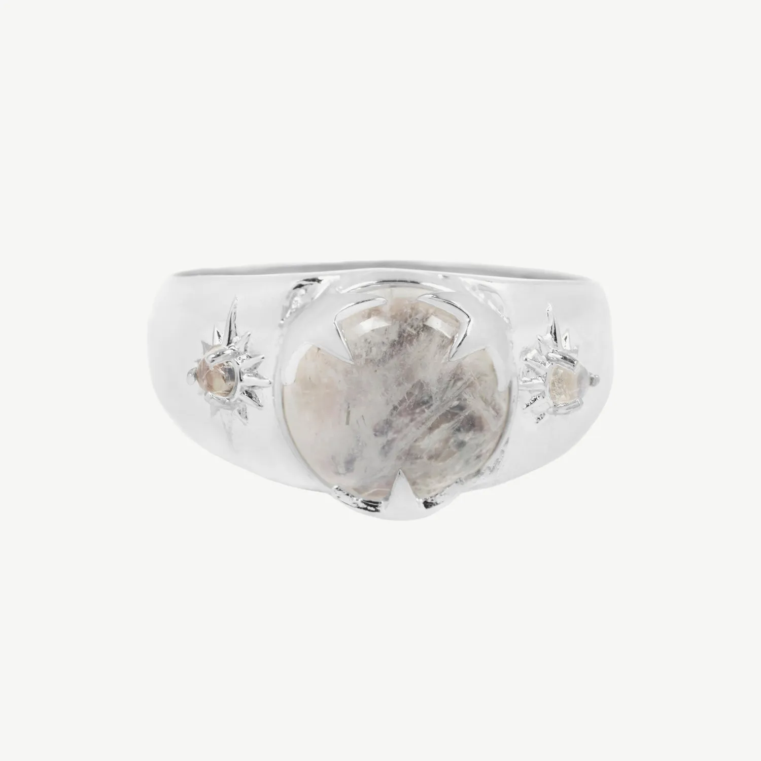 Luna Signet in Moonstone/Moonstone