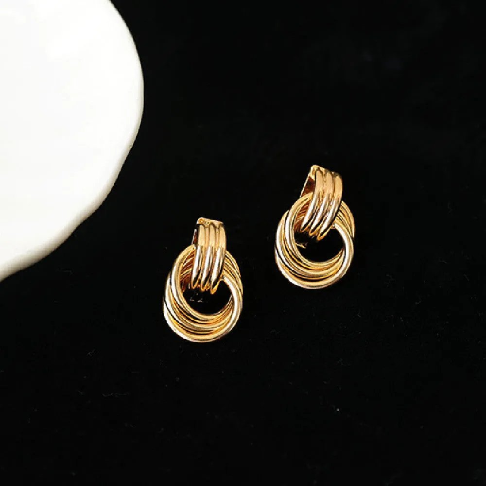 LunaSwirl Dangling Hoop Earrings
