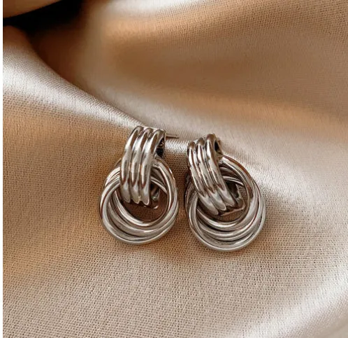 LunaSwirl Dangling Hoop Earrings