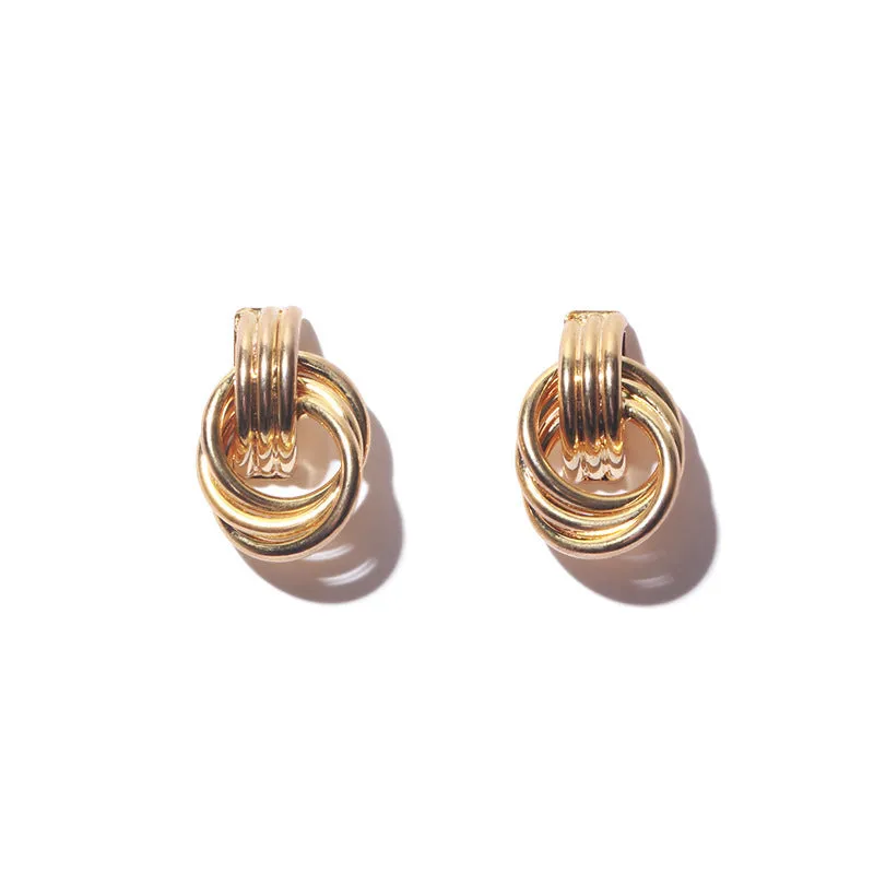 LunaSwirl Dangling Hoop Earrings