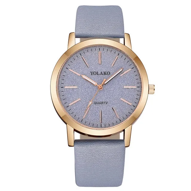 Luxury Brand Women's Watch Leather Band Starry Sky Watch Quartz Analog Wrist Watch Women Fashion Ladies Clock Zegarek Damski