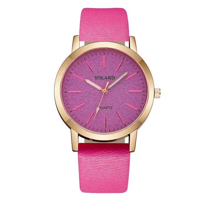 Luxury Brand Women's Watch Leather Band Starry Sky Watch Quartz Analog Wrist Watch Women Fashion Ladies Clock Zegarek Damski