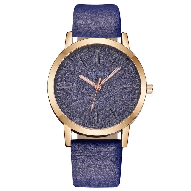 Luxury Brand Women's Watch Leather Band Starry Sky Watch Quartz Analog Wrist Watch Women Fashion Ladies Clock Zegarek Damski